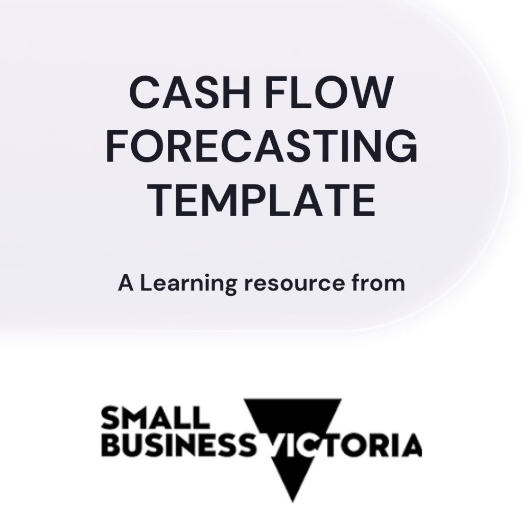 The cash flow forecasting template